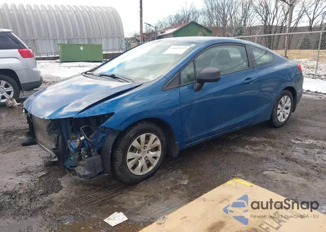 2012 Honda Civic Lx из США, поврежденный, VIN 2HGFG3B58CH527849